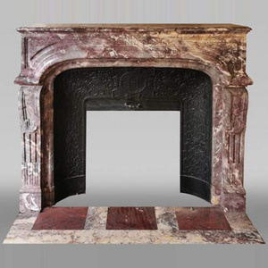 French electronic 3D atomizing fireplace simulation fire decoration fire humidifier marble embedded floor for sale