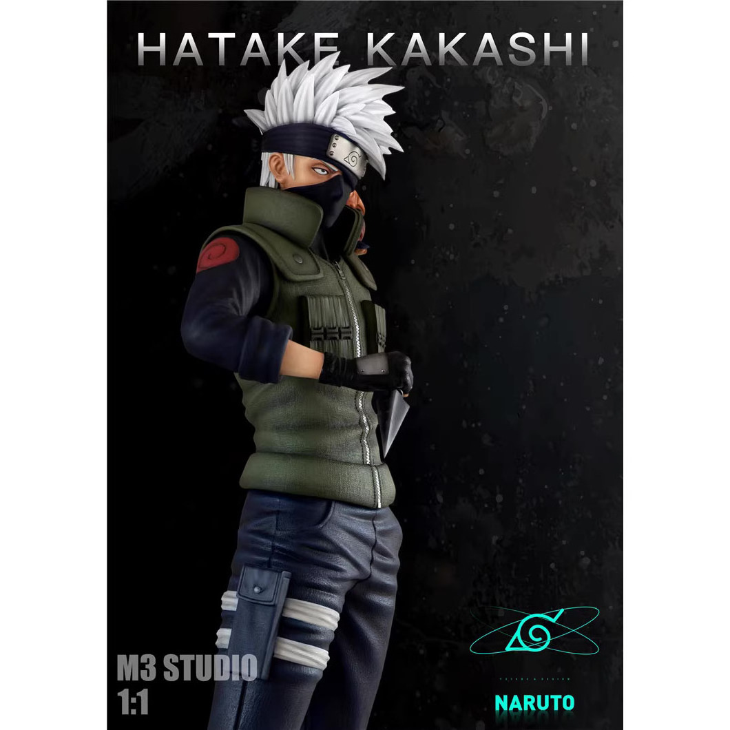 Large Decoration Kakashi Shippuden Anime Figures Jiraiya Namikaze Minato Uzumaki Nar uto Action Figure Life Size Narutos Statue