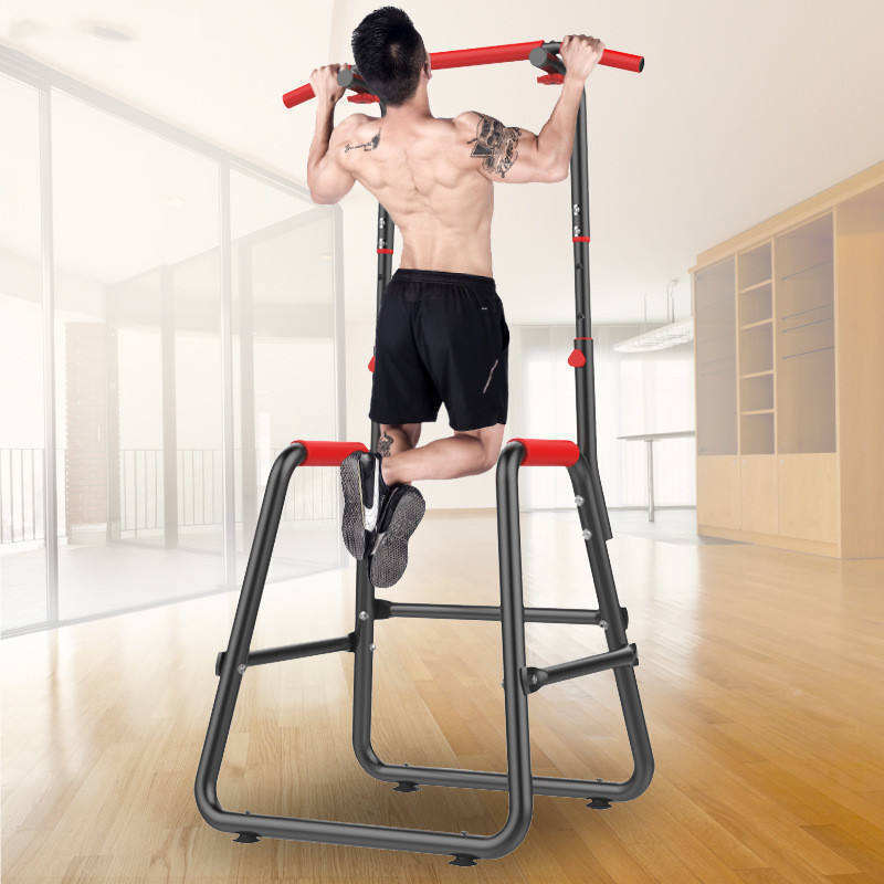 Multifunctional single parallel bars home indoor pull-up fitness device suction cup free punching hanging bar sports equipment