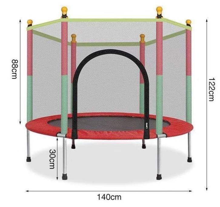 round trampoline with tent/roof parent-child interactive game fitness cheap trampoline child trampoline