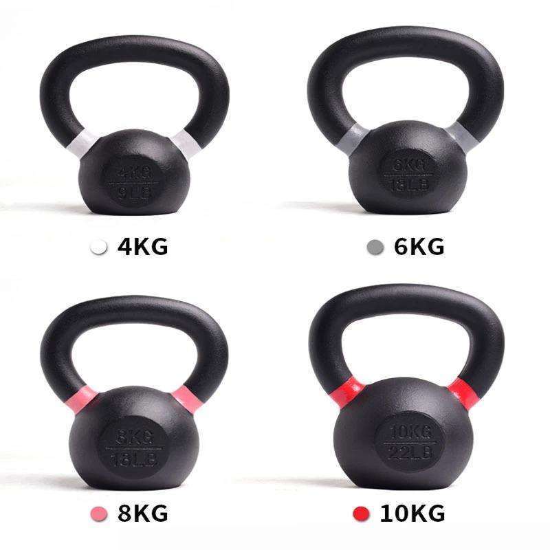 Stock training fitness gym strength competition kettlebells cast iron kettlebells with grip