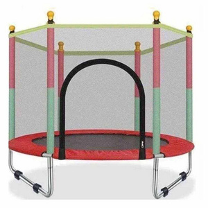 round trampoline with tent/roof parent-child interactive game fitness cheap trampoline child trampoline