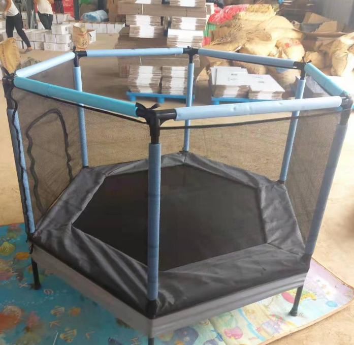 round trampoline with tent/roof parent-child interactive game fitness cheap trampoline child trampoline