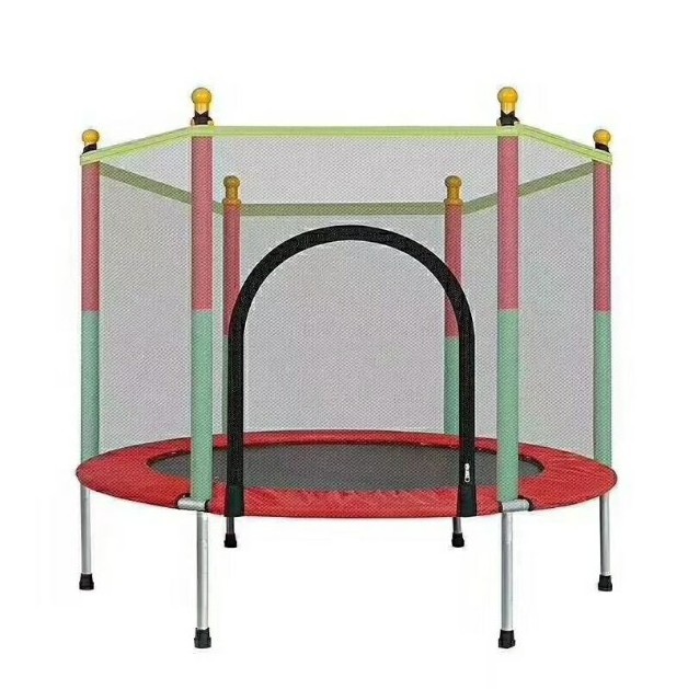 round trampoline with tent/roof parent-child interactive game fitness cheap trampoline child trampoline