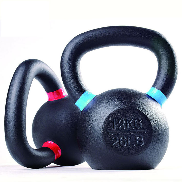 Stock training fitness gym strength competition kettlebells cast iron kettlebells with grip