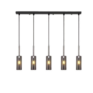 Postmodern minimalist chandelier Nordic luxury simple Glass long-line stairwell chandelier bedside  pendant light