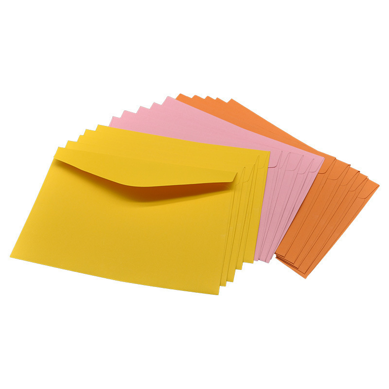 Factory Wholesale Brown Kraft Paper Gift Envelope Embossment Manila Paper Wallet Envelopes