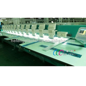 12 heads high speed embroidery machine