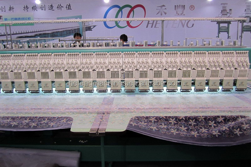 HEFENG Industrial Multi Logo Automatic China Computer Embroidery Machine professional Computerized for sale