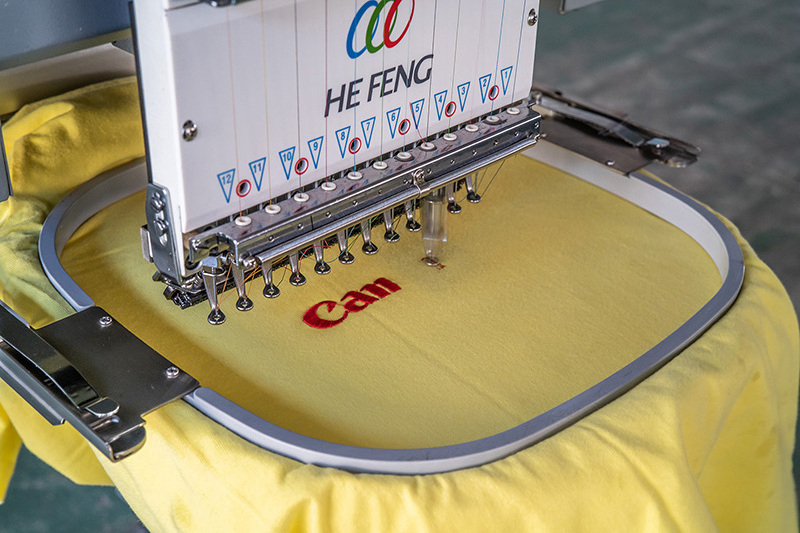 Single Head Computerized Embroidery Machine for Finished T-Shirt logo embroidery machine