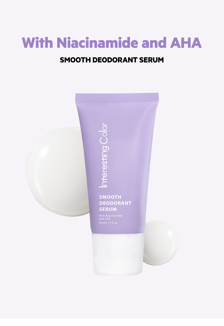 Private Label Fragrances Femme Underarm Deodorant  Lasting Body Lady Smooth Skin Niacinamide AHA Deodorant Serum Antiperspirant