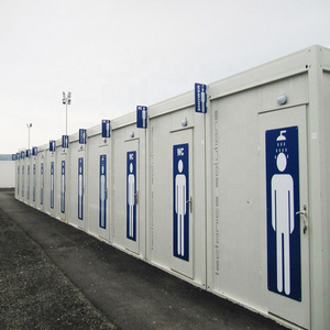 Portable Mobile Container Toilet for Bathroom and Restroom Include Shower and Toilet