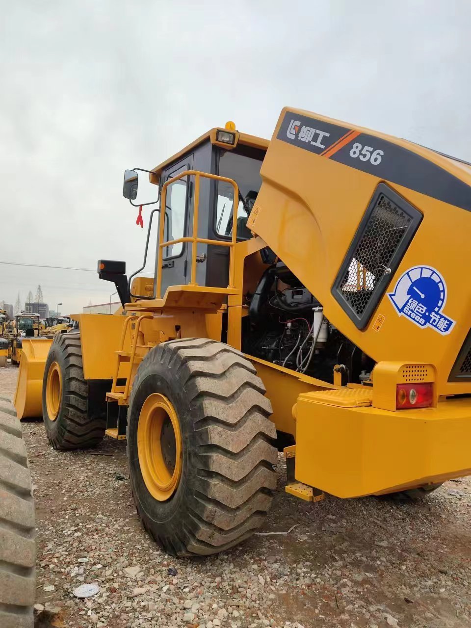 Used 5 ton laegr wheel Liugong CLG856 loader for sale with hydraulic drive technology