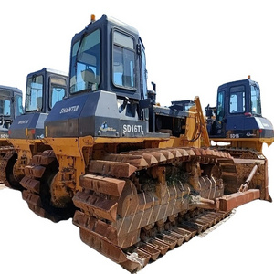 used Shantui SD16L bulldozer for sale can be installed with intersecting crawlers to compact asphalt pavement