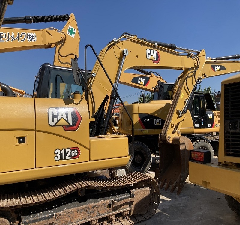 Used excavators CAT 312GC with high efficiency and hydraulic transmission are selling well in Libya