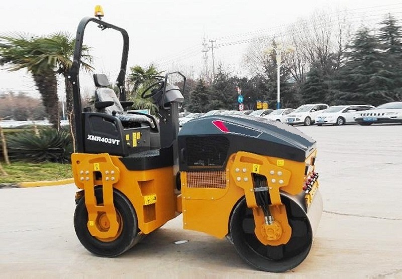 Used 1.5 ton XD1500 compact roller made in Xuzhou park road construction sold in Philippines