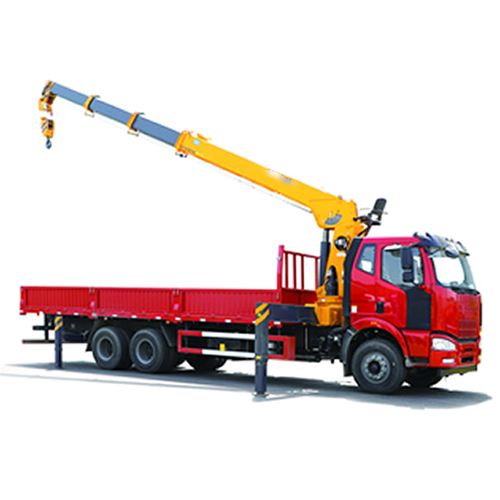 KSQ300-4 12Ton Straight arm Telescopic hydraulic Truck Mounted Crane With Remote Control