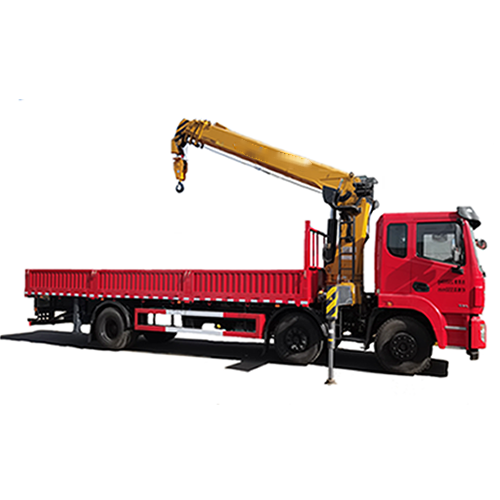 KSQ300-4 12Ton Straight arm Telescopic hydraulic Truck Mounted Crane With Remote Control