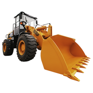 Earthmoving machinery 636F wheel loader with 3ton load with Imported Engine on sale