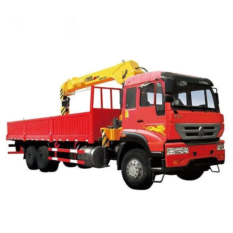 KSQ300-4 12Ton Straight arm Telescopic hydraulic Truck Mounted Crane With Remote Control