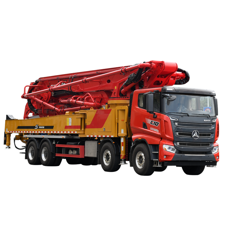 Hot 56m 4-Axle Concrete Pump Truck SYM5446THBF 560C-8A SYM5446THB 560C-8A Mobile Concrete Pump  For Sale