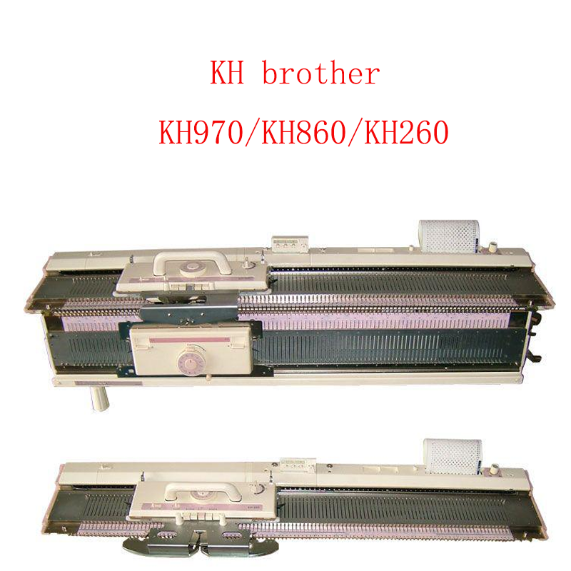 KH Brother Semi Auto Automatic Manual Hand Driven Fully Jacquard Computerized Sweater collar cuff Flat Knitting Machine