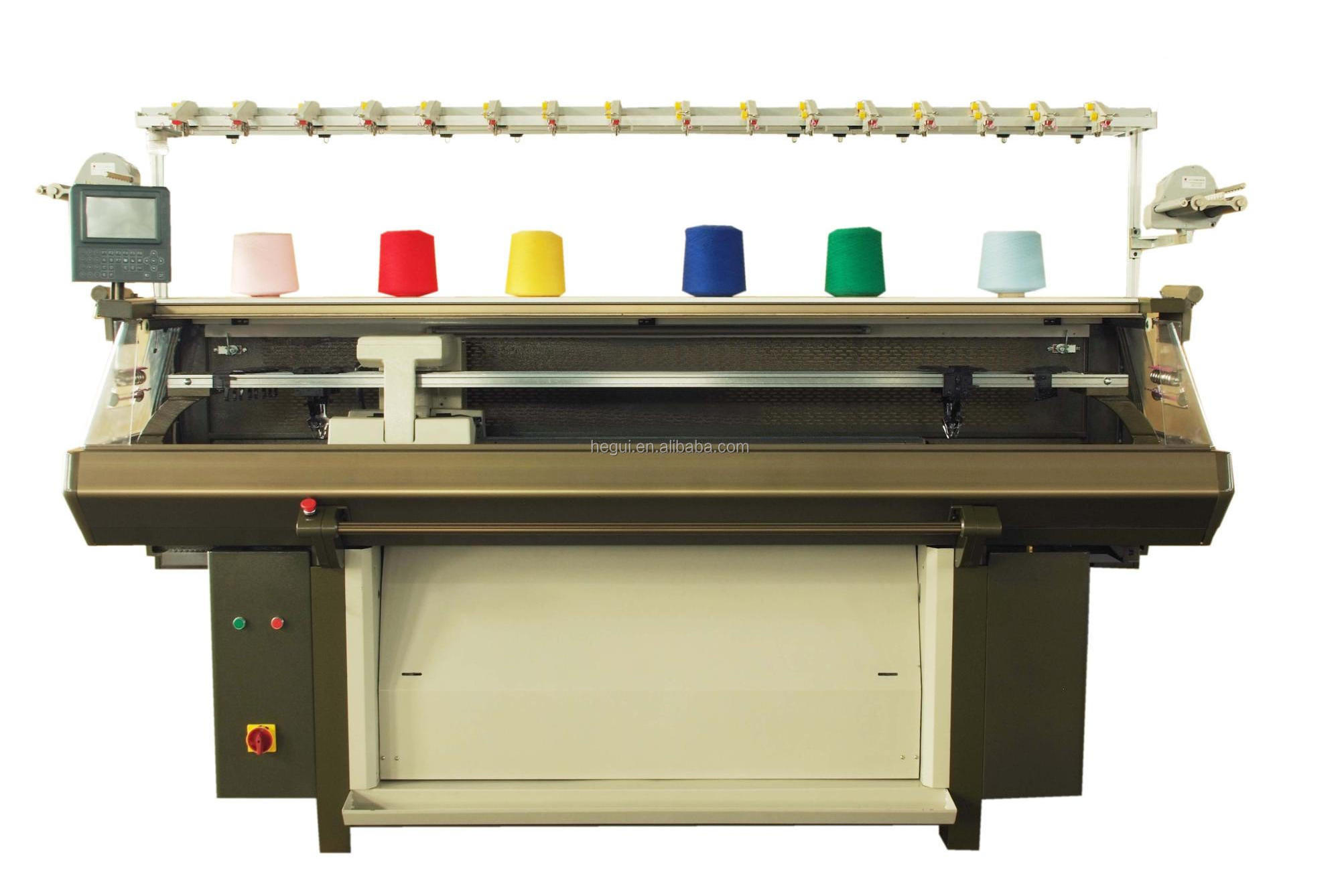 High Performance Best Price Customize hand semi auto Computerized Sweater Making Flat Knitting Machine