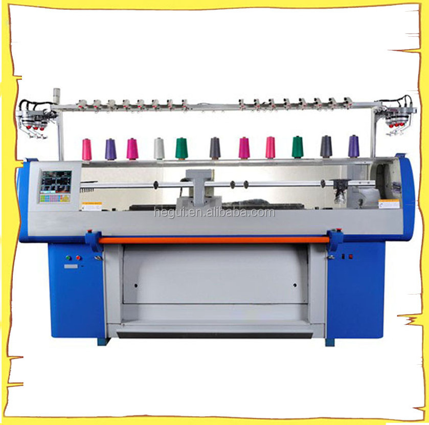 Fully hand semi auto Jacquard Pattern Computerized Flat Crochet Sweater  Knitting Machine For Home