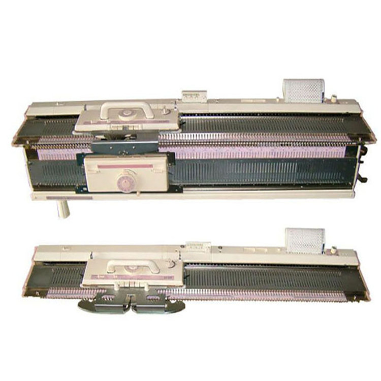 KH Brother Semi Auto Automatic Manual Hand Driven Fully Jacquard Computerized Sweater collar cuff Flat Knitting Machine