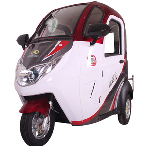 Fully enclosed electric tricycle Fully enclosed household three wheel electric car Adult electric scooter scooter four wheel