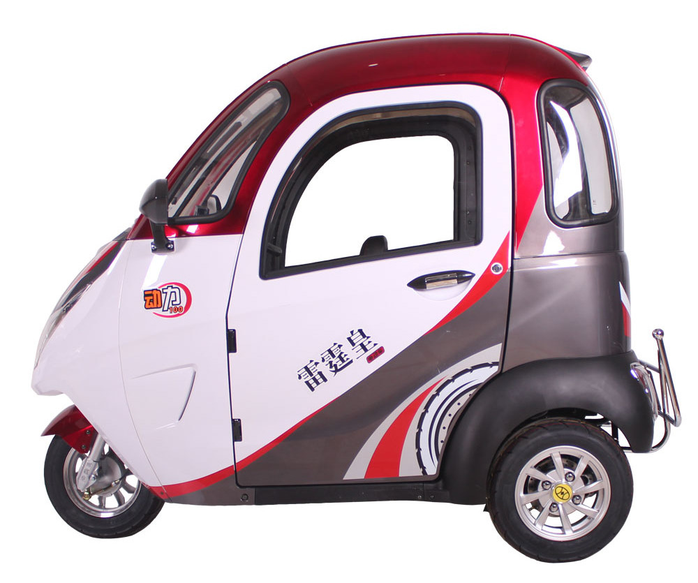 Fully enclosed electric tricycle Fully enclosed household three wheel electric car Adult electric scooter scooter four wheel