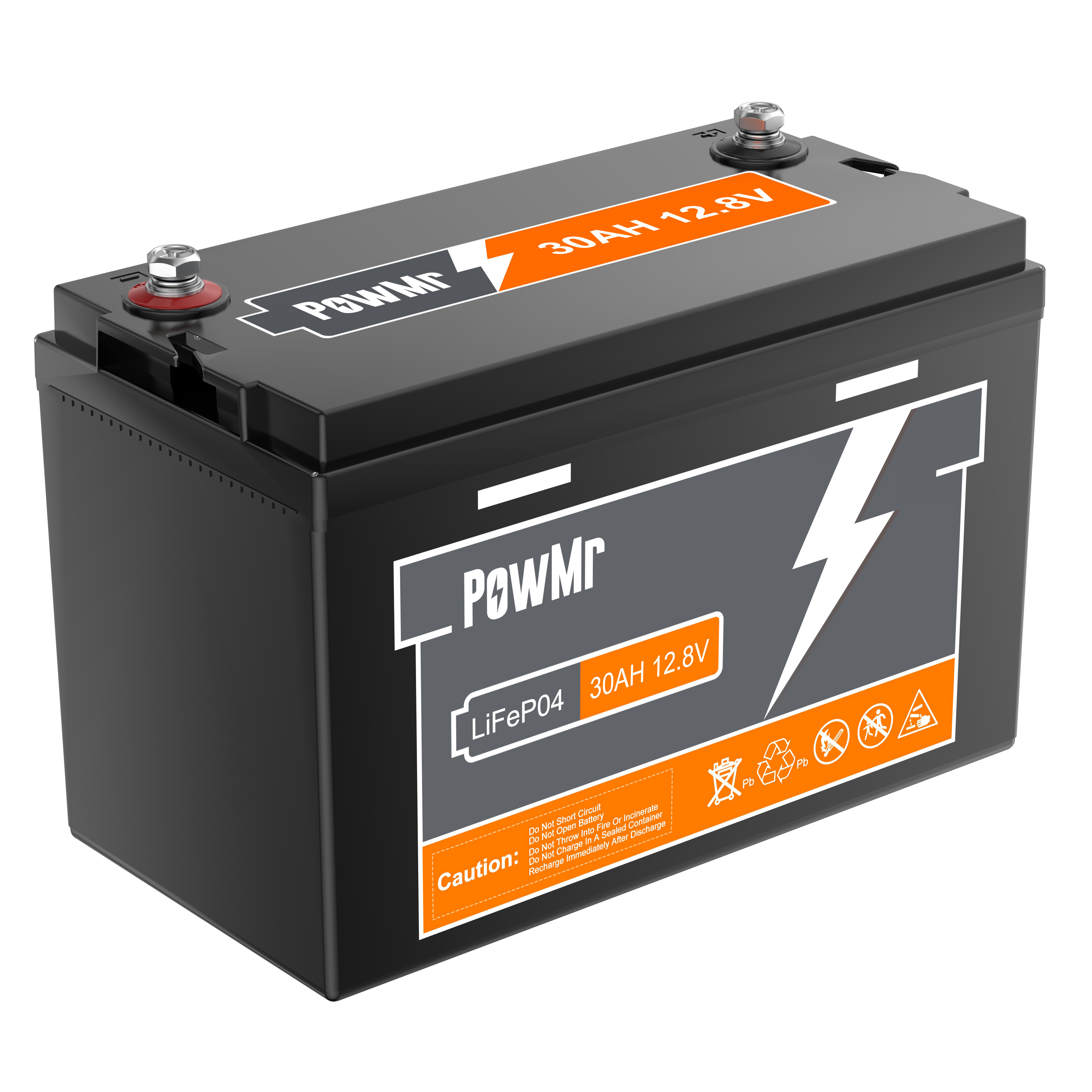 PowMr 50AH 100AH 12V Serializable 4 units Solar Battery Lithium Lead-acid Gel Battery 12.8V LiFePO4 Battery For Solar system