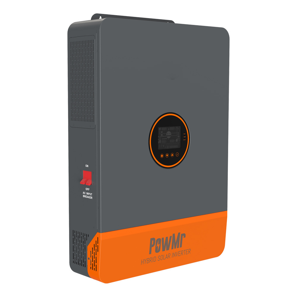 PowMr 48V 110V/240V 10KW On Grid Off Grid All In One Inverter Charger Hybrid Solar Inverter for LiFeP04 And Lead Acid Battery