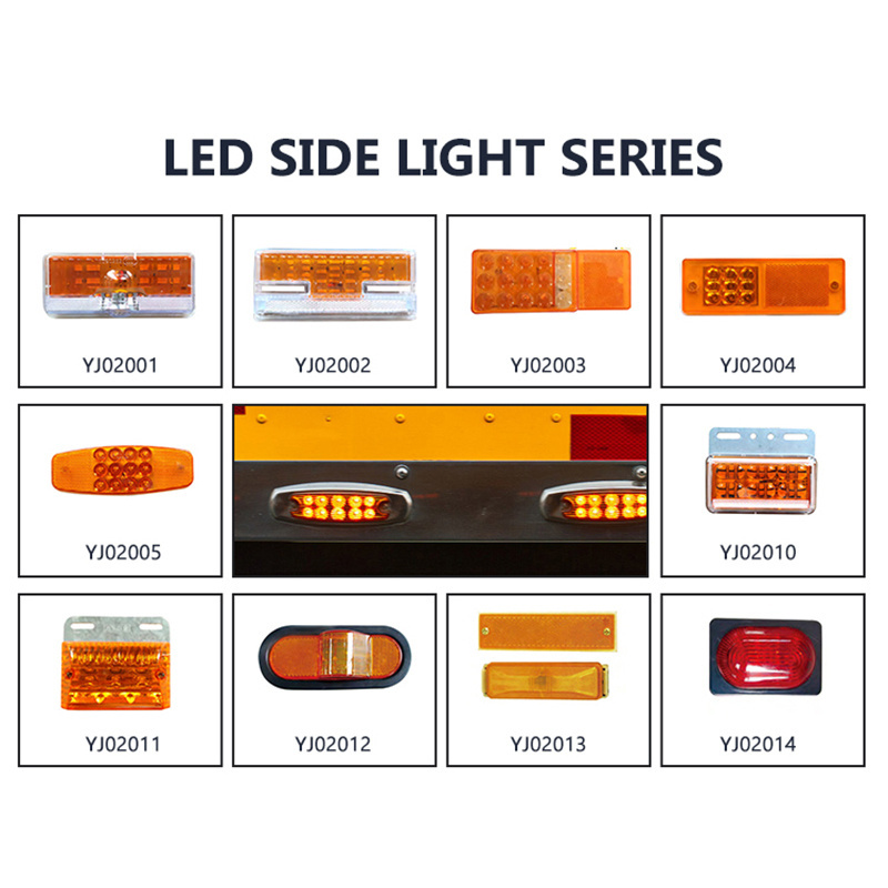 Wholesale Truck Lights Led Tail Side Marker 4inch Round Truck Trailer Tail Signal Led Lights Lamp 12v 24v Truck Rear Lights