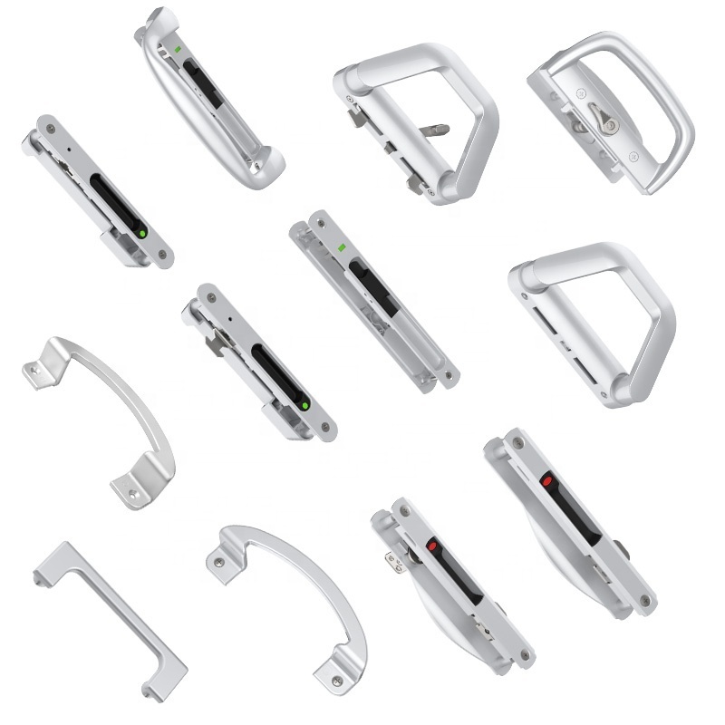 Aluminium sliding door and window lock latch for aluminium sliding window