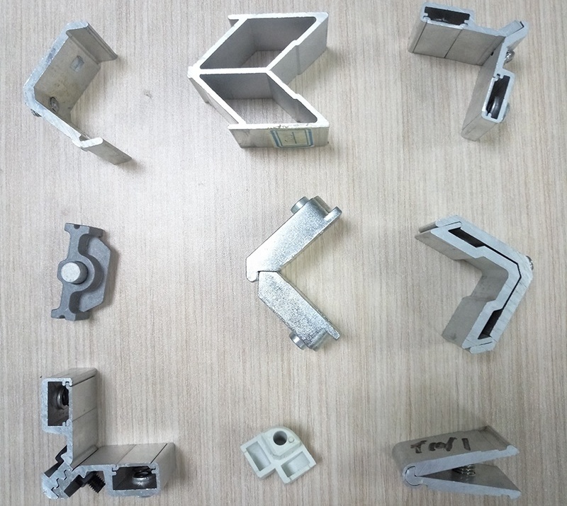 Window Profile Accessories Aluminum Zinc Alloy Window and Door Connector Corner Joint