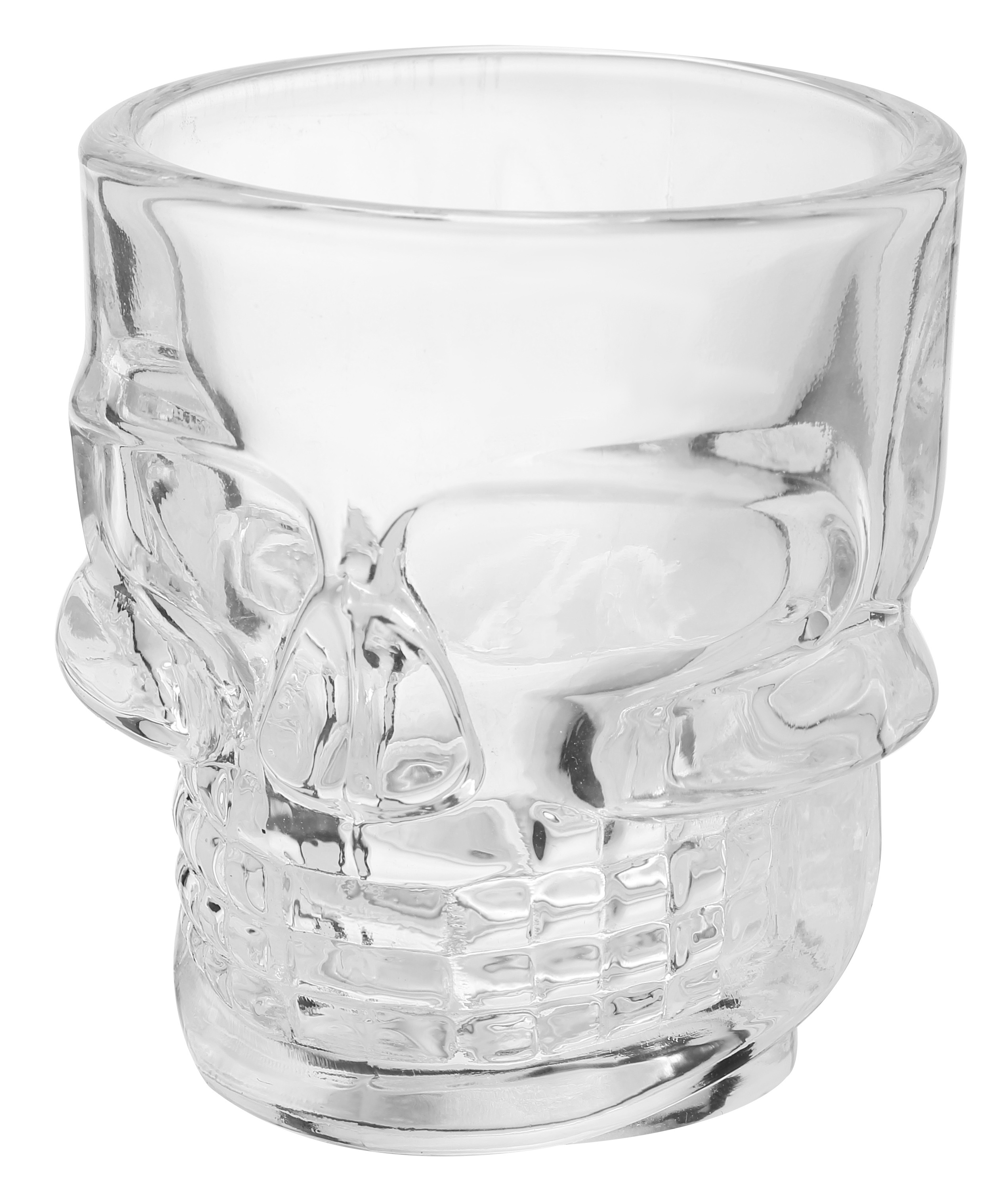 Clear Skull Shot Glass Holiday Drinking Glass Home for Halloween Wine Glasses Personality Whiskey Glasses Sustainable 50,000pcs