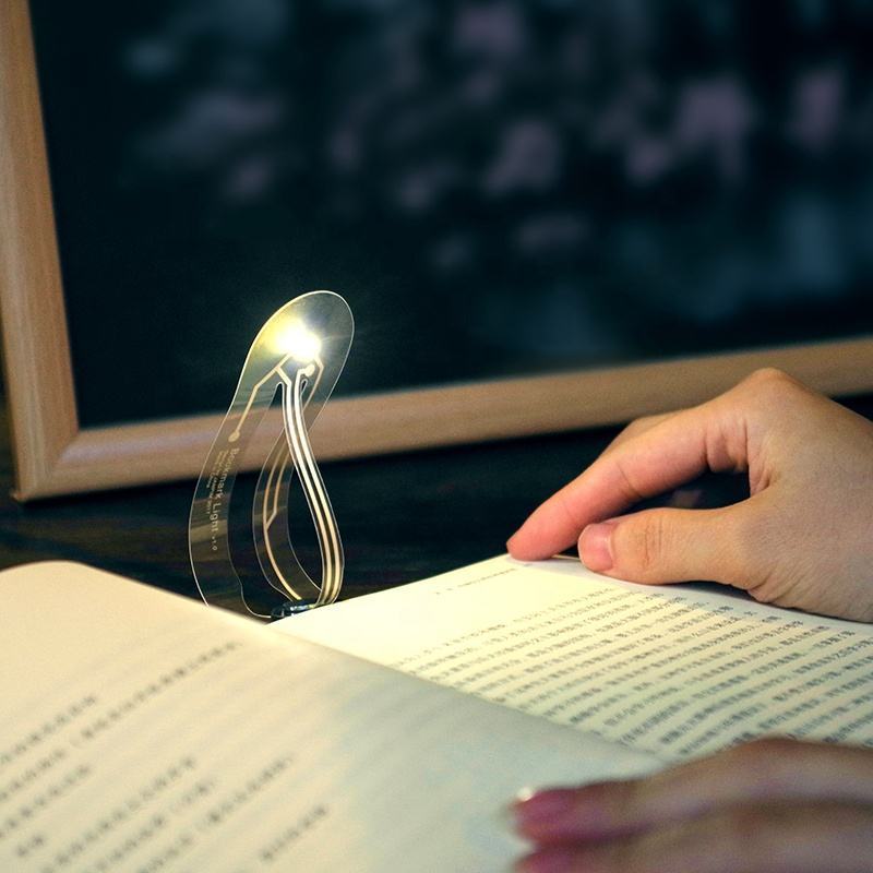 Wholesale mini book reading light clip led reading night light small portable led book light for bed