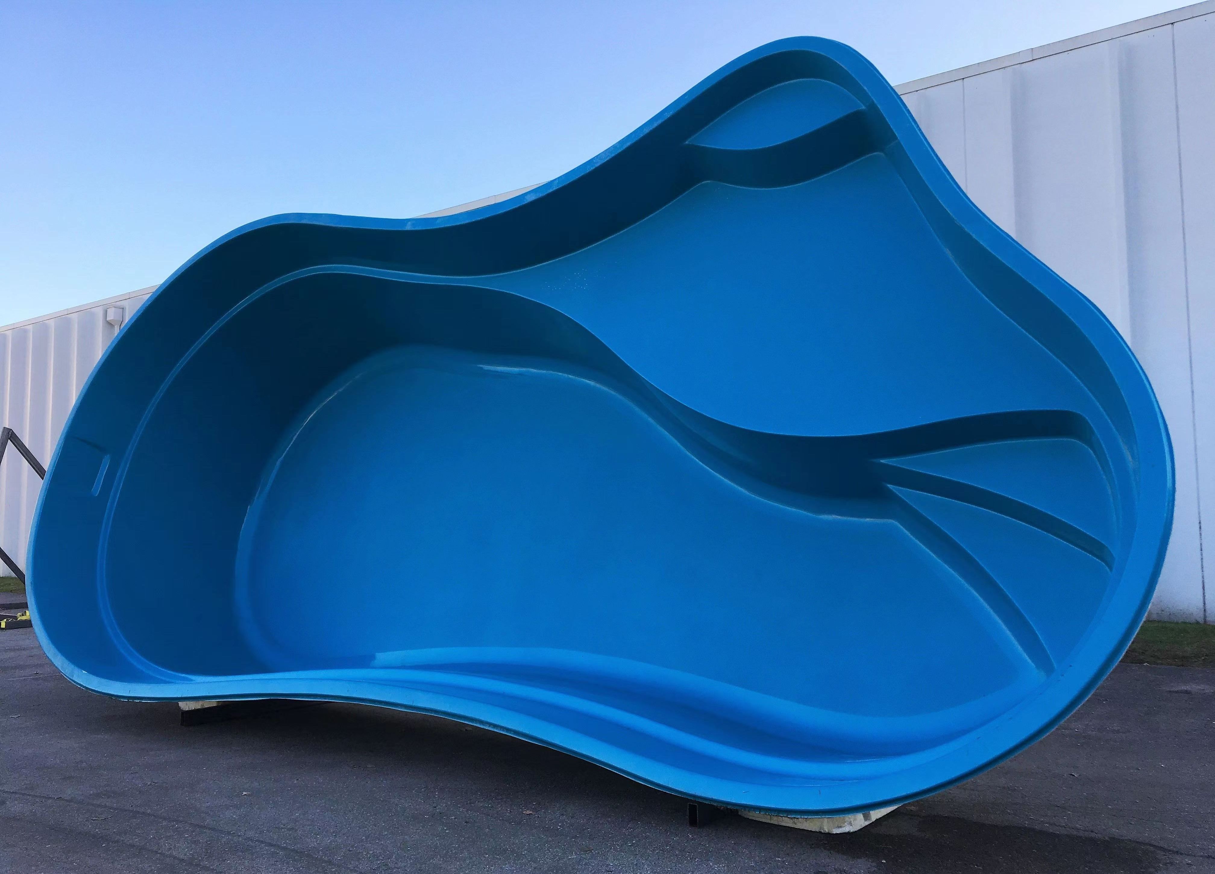 above ground big size fiberglass pool shell inground swimming outdoor modern luxury swimming pool