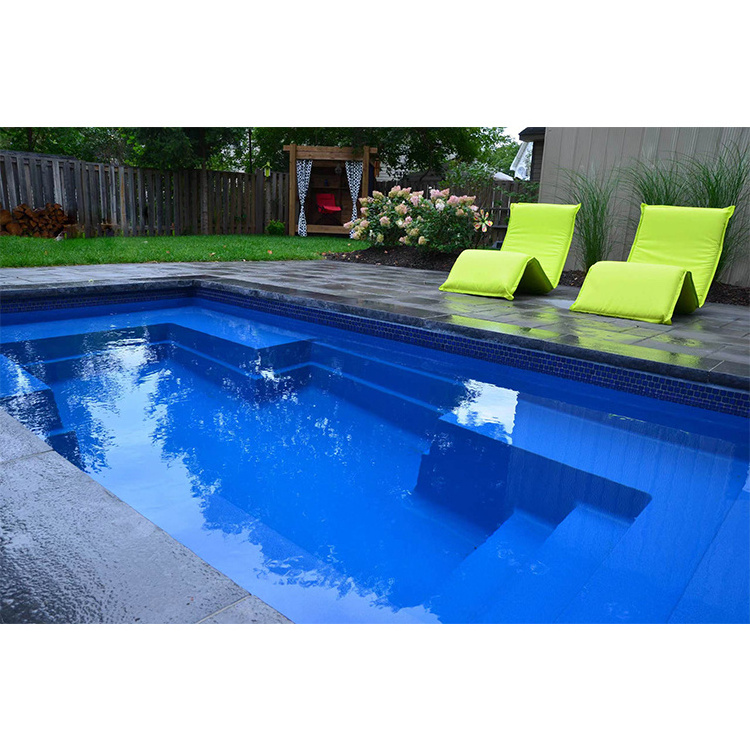 Modern home garden Fiberglass small pool spa Fiberglass outdoor indoor above-ground adult pool