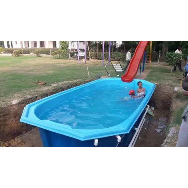 China fiberglass cylindrical ready artificial swimming pool diving pool