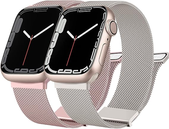 New Milanese Loop Stainless Steel Watch Band Strap 38/42mm Band Accessories for Apple Watch Strong Magnetic Replacement Bracelet