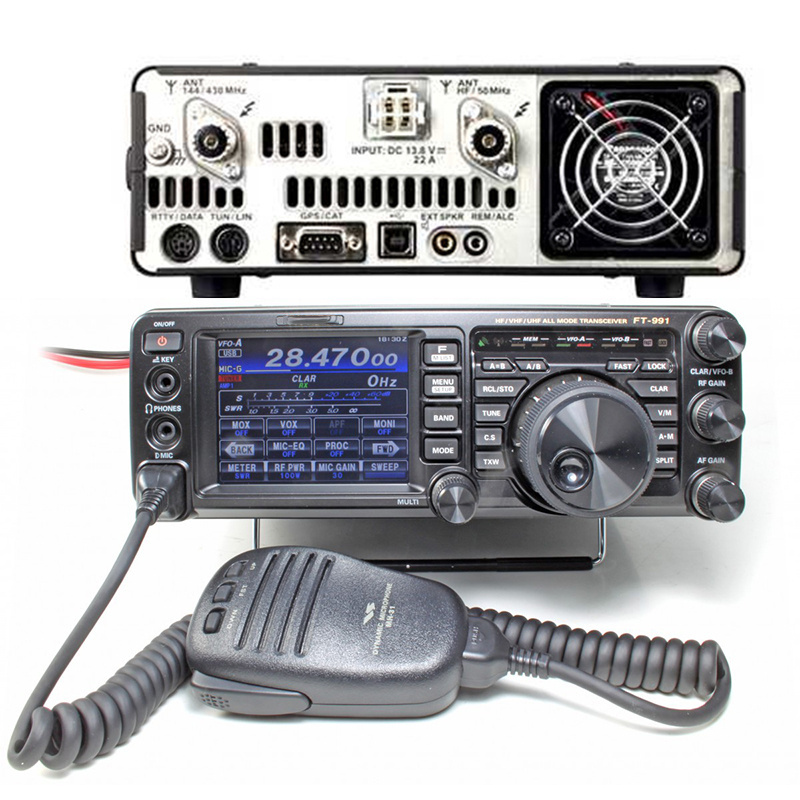 Yaesu FT-991A ft-991 dual bander All Mode TFT touch screen HF VHF UHF ham CB Vehicle Mouted Car Radio transceiver walkie talkie