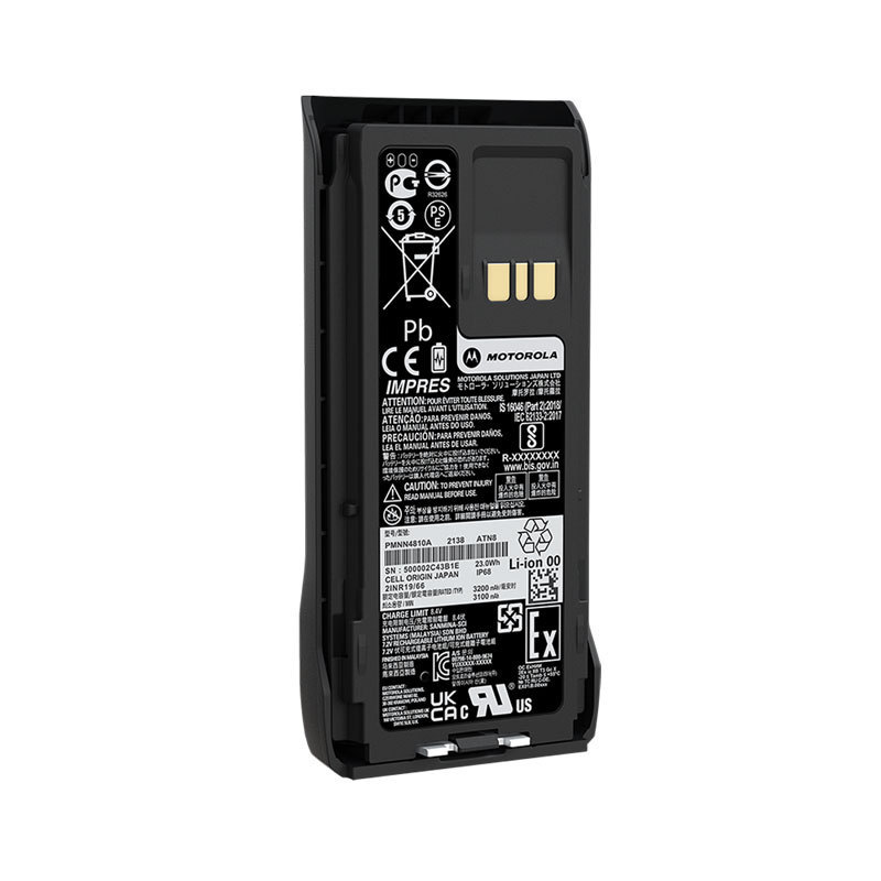 Motorola PMNN4810 Motorola r7 walkie talkie R7A IMPRES Battery PMNN4810 original IMPRES 3200mAh Li-Ion TIA4950 IP6