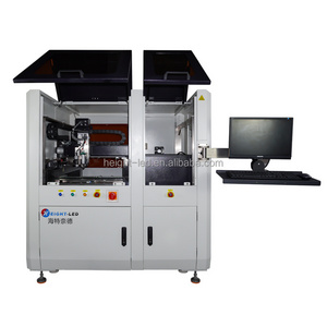 4 axis high efficient CCD Automatic rotating glue dispensing robot and uv led curing system