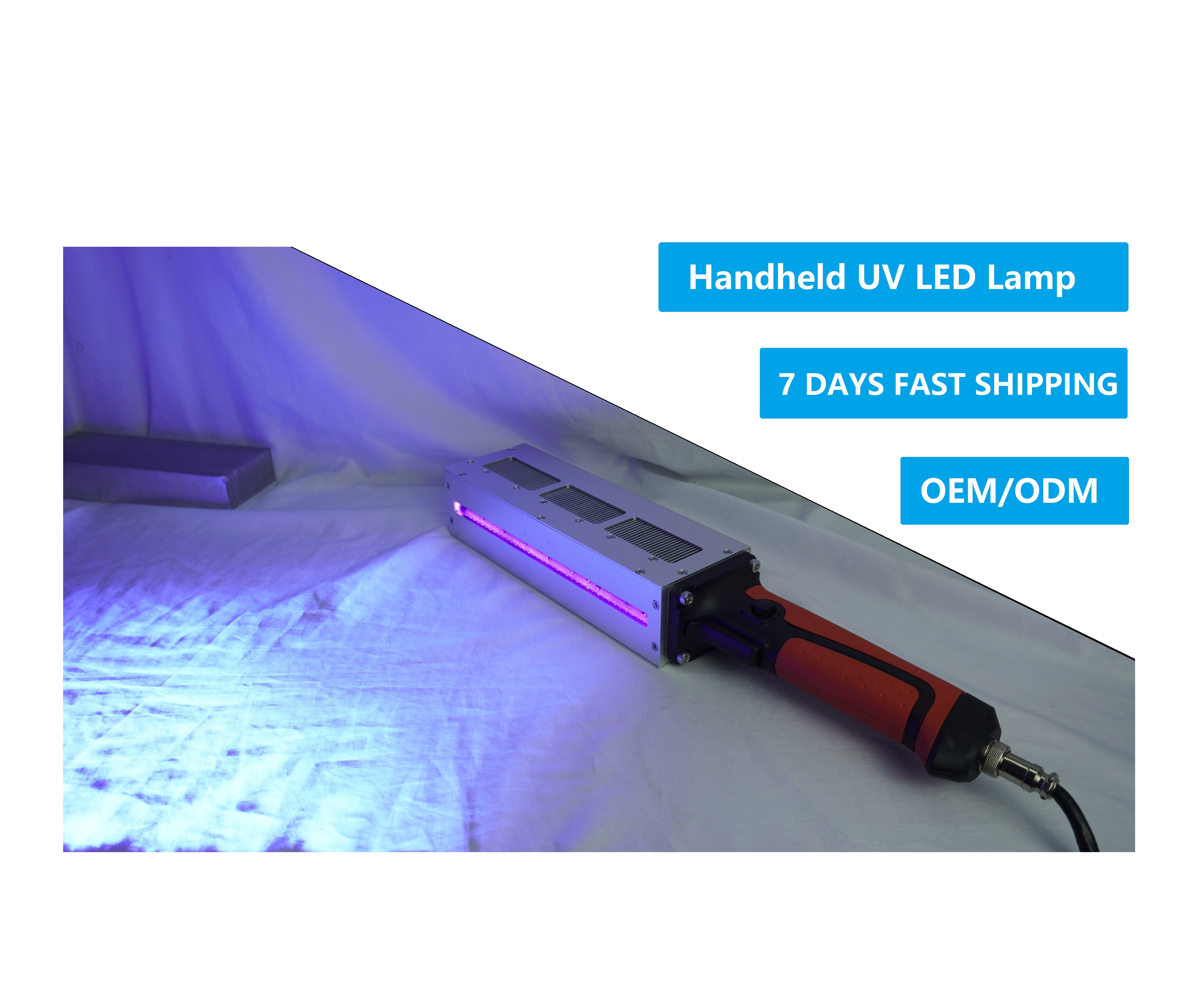 Instant On and Off 395nm Portable Handheld UV Curing Lamp for Car Paint