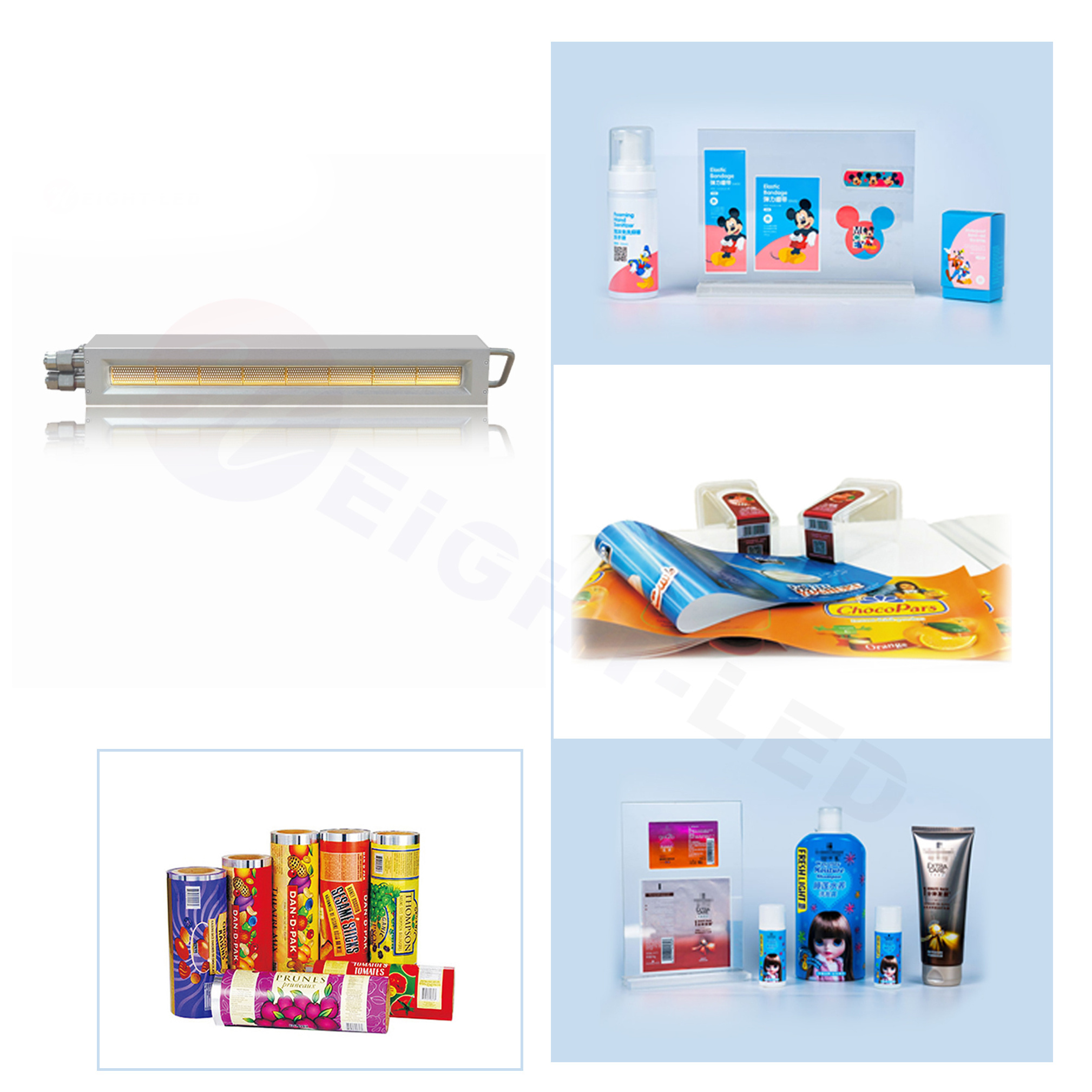 Energy-saving UV Curing Lamps for the Printing Industry Soldering Stations LED UV Web Curing for Flexo