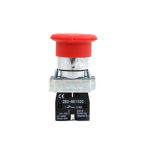 XB2-ES542 40mm NC Twist Release red mushroom head emergency stop off push button switch