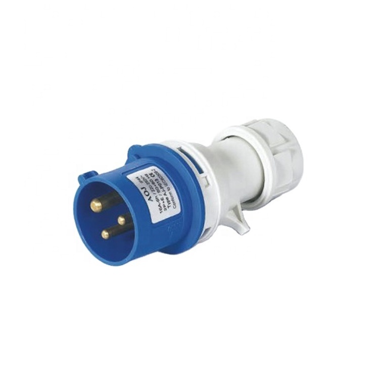 Cee 16a 32a 63 250 220v 400v 440v Multiple Male Female Amp Single Phase Ip67 Waterproof Industrial Plug And Socket Pdu 3 5 Pin