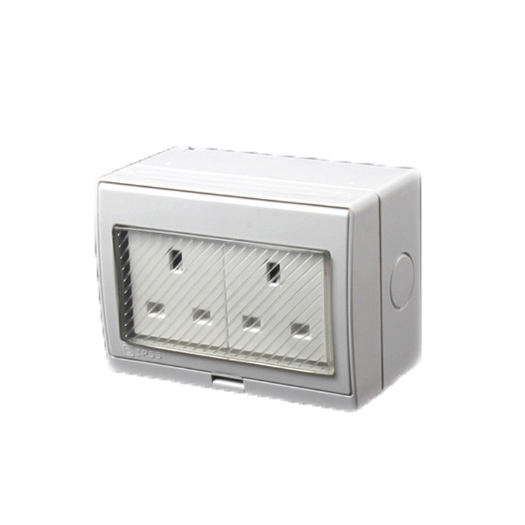 IP55  Double Single Sockets And Switches Box Electrical Ready Stock  Manufacturers 13A Europe Socket Switch  Wall Cover